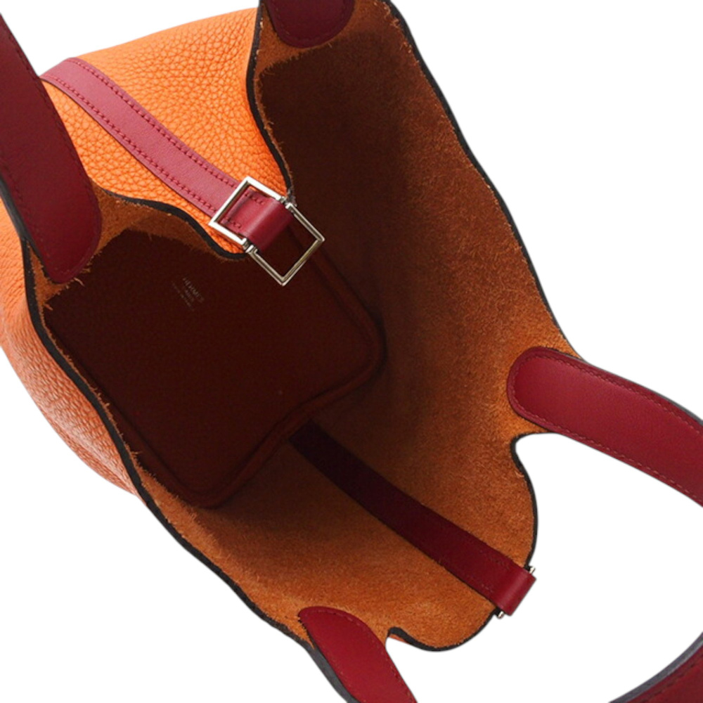Pre-Loved Hermes Bicolor Clemence and Swift Picotin Lock 18 - Picture 4 of 12